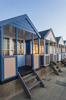 England, Suffolk, Southwold, Beach Huts