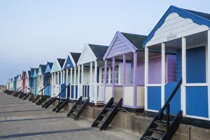 Southwold Prints: England, Suffolk, Southwold, Beach Huts
