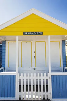 Suffolk Prints: England, Suffolk, Southwold, Beach Huts