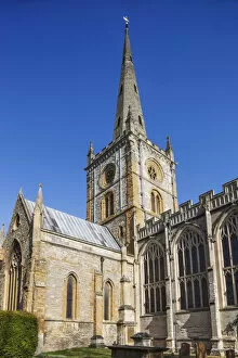 Images Dated 8th July 2013: England, Warwickshire, Stratford-upon-Avon, Holy Trinity Church