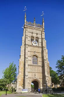 Images Dated 12th September 2016: England, Worcestershire, Cotswolds, Evesham, Evesham Abbey, Abbey Bell Tower