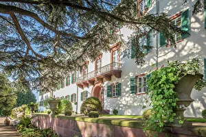 Landgrave Castle Prints: Entrance to the castle of Bad Homburg vor der Hohe