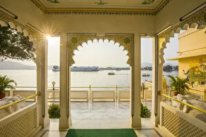 Taj Lake Palace Collection: Entrance of Fateh Prakash hotel, City Palace, Udaipur, Rajasthan, India