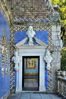Entrance to the Gallery of Kings. Palacio dos Marqueses de Fronteira (Palace of the