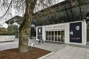 Entrance to the Munch Museum (Munchmuseet), dedicated to the work of the norwegian