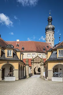 Taubertal Prints: Entrance portal of Weikersheim Castle