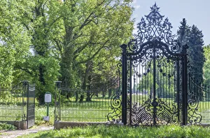 Portal Prints: Entrance to Sanssouci Park at the New Palace, Potsdam, Brandenburg, Germany