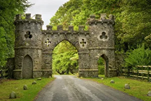Mystical Prints: Entrance at Tollymore Forest Park, Newcastle, County Down, Northern Ireland, UK, Europe