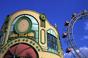 Entrance to Wurstelprater, Prater Park, Vienna, Austria, Central Europe