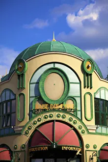 Oldest Prints: Entrance to Wurstelprater, Prater Park, Vienna, Austria, Central Europe