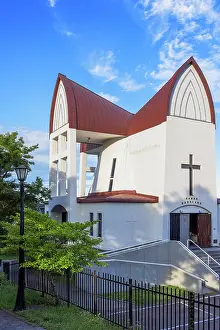 Hokkaido Prints: Episcopal St John's Church, Motomachi, Hakodate, Hokkaido, Japan