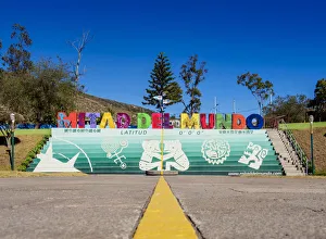 Quito Prints: Equator Line, Ciudad Mitad del Mundo, Middle of the World City, Pichincha Province