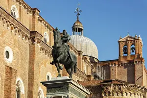 The Equestrian Statue of Bartolomeo Colleoni by Verrocchio on the Campo Santi Giovanni