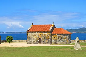 Ermida de Nosa Senora da Lanzada, Castro do Lanzada, Sanxenxo, Pontevedra, Galicia, Spain