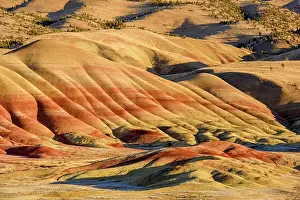 Slopes Prints: Eroded, exposed laterite and mudstone sediments in a sagebrush environment