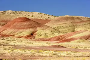 Tranquil Tranquility Prints: Eroded, exposed laterite and mudstone sediments in a sagebrush environment
