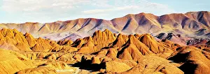 Labyrinth Desert Prints: Eroded peaks of clay, Labyrinth desert, Puna, Salta, Argentina