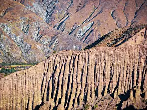 Jujuy Prints: Eroded rock formations, Tumbaya, Jujuy, Argentina