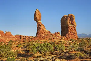 Grand Prints: Erosion landscape at Balanced Rock - USA, Utah, Grand, Arches National Park
