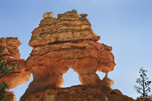 Rock Arch Prints: Erosion landscape in Bryce Canyon at Mossy Cave Trail - USA, Utah, Garfield, Bryce Canyon