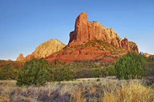 Sedona Prints: Erosion landscape at Coffeepot Rock - USA, Arizona, Coconino, Sedona