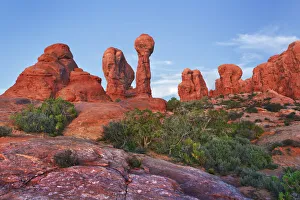 Erosion Landscape Prints: Erosion landscape at Garden of Eden - USA, Utah, Grand, Arches National Park