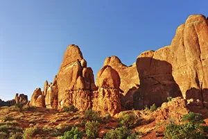 Grand Prints: Erosion landscape near Fiery Furnace - USA, Utah, Grand, Arches National Park