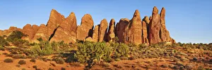 Erosion landscape at Sanddune Arch - USA, Utah, Grand, Arches National Park