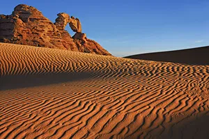 Erosion landscape in Tassili du Hoggar - Algeria, Tassili Hoggar, Tin Akaschaker - Sahara