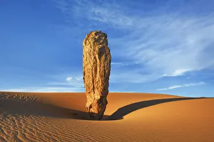 Erosion landscape in Tassili du Hoggar - Algeria, Tassili Hoggar, Tagrera - Sahara