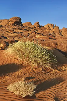 Erosion landscape in Tassili du Hoggar - Algeria, Tassili Hoggar, El Ghessour - Sahara