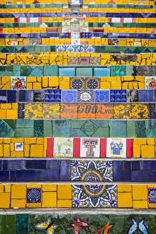 Escadaria Selaron, Lapa / Santa Teresa district, Rio de Janeiro, Brazil