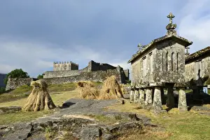 Espigueiros, the old and traditional stone granaries of Lindoso
