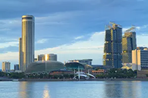 Esplanade-Theatres on the Bay and South Beach Towers, Singapore Esplanade-Theatres on the Bay and South Beach Towers, Singapore