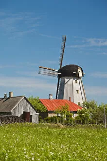 Images Dated 8th October 2010: Estonia, Western Estonia Islands, Saaremaa Island, Angla, Saaremaa Windmill Museum