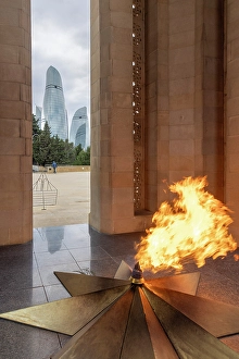 Fire Prints: Eternal Flame memorial, Baku, Azerbaijan
