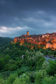 Pitigliano Prints: The etruscan VIllage of Pitigliano, Tuscany, Italy