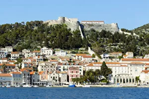 Images Dated 28th August 2015: Europe, Balkans, Croatia, Hvar, Hvar town, view of the UNESCO World heritage listed