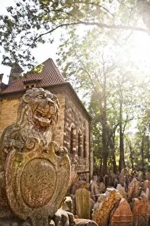 Europe, Czech Republic, Central Bohemia Region, Prague. Jewish cemetery
