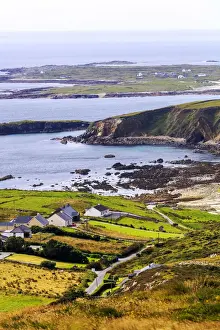 Clifden Prints: Europe, Dublin, Ireland, Scenic Sky road near Clifden