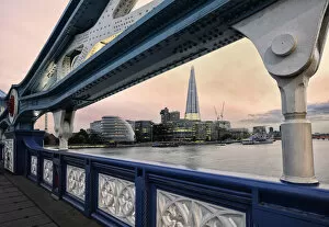 Suspension Bridge Collection: Europe, England, London, Tower Bridge