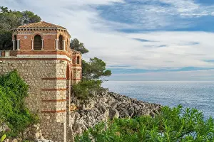 Cote Dazur Prints: Europe, France, Cote D'Azur. Villa Cypris of Cap Martin