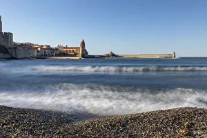 Eglise Prints: Europe, France, Occitanie, Pyrenees-Orientales, Collioure