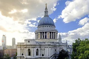 Europe, Great Britain, England, London, dome of Christopher Wrens St