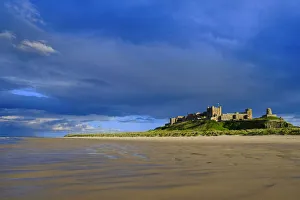 Europe, Great Britain, England, Northumberland, Bamburgh castle