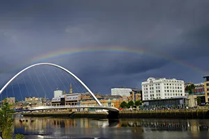 Europe, Great Britain, England, Northumberland, Newcastle-upon-Tyne, Gateshead, view