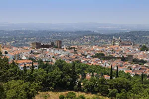 Images Dated 14th September 2017: Europe, Iberia, Portugal, The Alentejo, view of the skyine of Portalegre - the capital