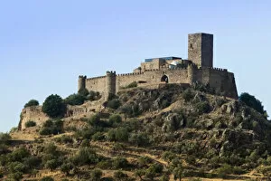 Images Dated 14th September 2017: Europe, Iberia, Spain, Badajoz, Alconchel, Miraflores templar castle (Castillo de