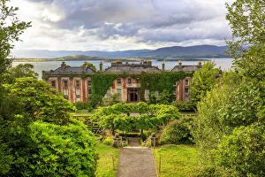 Europe, Ireland, Northern Europe, Bantry house at sunset