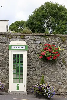 Telephone Prints: Europe, Ireland, Wicklow, traditional telephone cabin